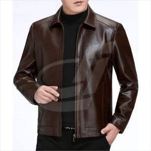 Nueva Llegada 2026 Chaqueta de Cuero Genuino 100% Personalizada, Chaqueta de Cuero de Alta Gama, Elegante y de Marca, Resistente al Viento, para Otoño e Invierno - Product Image 2