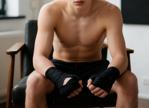 Lot de 2 bandages de boxe pour enfants en néoprène avec fermeture pour la protection des poignets et des mains lors des combats MMA - Product Image 5