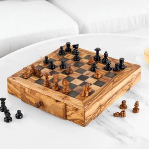 <b>Wood</b> Pieces Through Rough Edges <b>Chess</b> Board | Handmade Wooden <b>Chess</b> <b>Set</b> | High Quality Finish | Bulk Wholesale Rate - Product Image 2