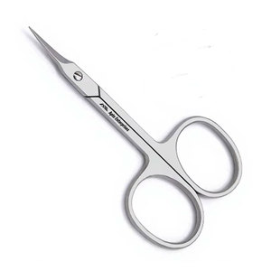 Ciseaux à cuticules courbés 3,5 pouces, pointe en forme de flèche, super tranchants, précision, manucure, pédicure, soin des ongles, toilettage, acier inoxydable - Product Image 6