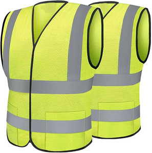 Hi VI Heavy Duty Workers Safety Vest 2026 Best Selling <b>Top</b> Quality <b>Reflective</b> Safety Vest In Wholesale - Product Image 1