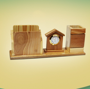 Organizador de Escritorio Multifuncional de Madera, Portaplumas, Portacelular, Portaplumas Promocional Personalizado en Oferta - Product Image 5