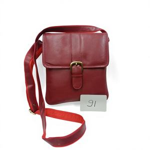Bolsos de Mano de Cuero, Personalizados con Marca, Cuero Puro, Gran Capacidad, Cierre de Cremallera, Correa Larga, Último Estilo, Color Rojo, Bolso Casual de Moda - Product Image 1