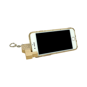 <b>Customized</b> Decorative Wooden <b>Key</b> <b>Ring</b> Phone Holder Colorful Charm for Gifts - Product Image 5