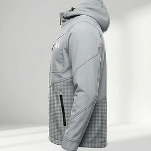 Veste imperméable à capuche pour homme de haute qualité, logo personnalisé, fournisseur Europe USA, coupe-vent - Product Image 5