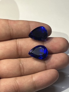 ชุดลูกแพร์ Tanzanite ธรรมชาติ,ชุดคู่สีรอยัลบลู44.00กะรัตพลอยหลวมโดย Sadiya International - Product Image 5