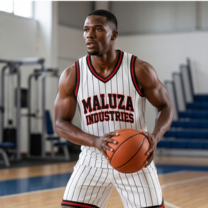Ensemble d'uniformes de basketball personnalisés haut de gamme par sublimation, maillots sans manches en mesh respirant à séchage rapide, unisexe, pour l'entraînement sportif - Product Image 5