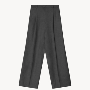Pantalones Casuales de Moda Personalizados, Transpirables, Holgados, de Pierna Ancha, Cintura Elástica, de Lino y Algodón para Mujer - Product Image 3