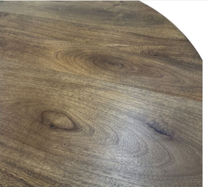 Table à manger ronde moderne en bois, table de dîner contemporaine pour la maison, l'hôtel, l'appartement - Product Image 5
