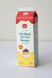 Crème non laitière en gros pour boulangeries, avec service OEM/ODM, HALAL, pâte à cheesecake basque au goût de fromage, 1KG, desserts, fournisseur export - Product Image 3