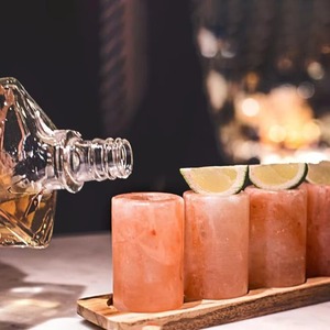 Elegant Himalayan Rock Salt <b>Shot</b> <b>Glasses</b> Natural Pink Stone Drinkware For Bar Restaurant Wedding Party And Events - Product Image 4