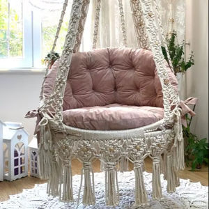 Macrame Hangesessel,<b>Hanging</b> <b>chair</b>,Macrame <b>hanging</b> swing,Macrame patio swing,Macrame garden - Product Image 1