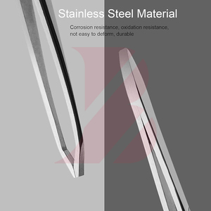 Pinzas para Cejas de Acero Inoxidable de Alta Calidad con Diseño Ergonómico, Mango Antideslizante y Rendimiento Duradero, Servicio OEM ODM - Product Image 2