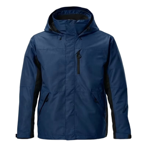 Blouson de pêche en mer professionnel personnalisé pour homme, en nylon/polyester, imperméable, avec fermeture éclair, service OEM pour l'automne - Product Image 3