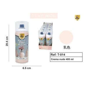 Vernice Spray Cremosa CREMA NUDE da 400ML per Lavori Artigianali - Product Image 1