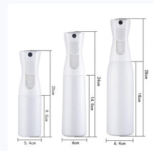 Hot-selling fine <b>mist</b> sprayer with pump plastic hair salon continuous spray <b>bottle</b> with gradient color - Product Image 2