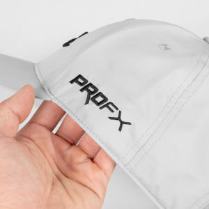 Casquette de golf et de baseball Handee blanche à 6 panneaux, avec logo brodé 3D sur le panneau avant, ajustée, unisexe, décontractée, printemps-été, en coton, avec chaînes métalliques - Product Image 3