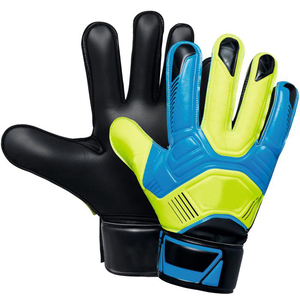 Football Goalkeeper Gloves Full Finger PU Leather Non Slip Breathable Adjustable Wrist <b>Strap</b> Hook Loop Closure Unisex Silicone - Product Image 3