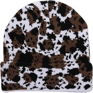 Gorro de Punto Plano Unisex, 100% Acrílico, Cálido para Invierno, Casual, para Exteriores, para Adultos, 58-60CM - Product Image 1