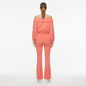 OEM Custom Women's Windbreaker Tracksuit <b>Nylon</b> Zip Jacket <b>Jogger</b> Pants Set Wholesale Sportswear Running Training Wear Activewear - Product Image 2