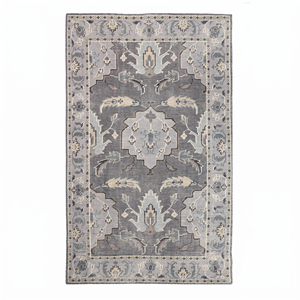 Alfombra Moderna Personalizada Ecológica Antideslizante de Lana Blanca Marfil, Felpa de Pelo Medio, Gruesa, Hecha a Mano, Lisa/Sólida para Dormitorio y Sala de Estar - Product Image 1