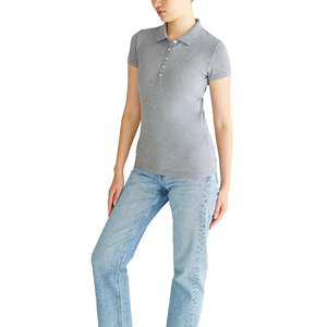 Camiseta Polo de Algodón Suave para Mujer con Tela Elástica, Diseño Clásico Atemporal y Corte Relajado para Uso Casual, Trabajo, Aire Libre y Diario - Product Image 2