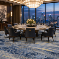 Tapis Axminster en laine et nylon tissé pour hôtel, salle de bal, salle de banquet, tapis de sol ignifuge, design personnalisé, usage commercial