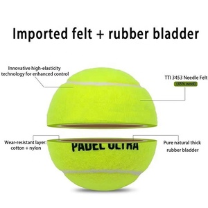 Pelotas de Pádel Presurizadas Duraderas con Descuento de Fábrica, Aprobadas por la IPF, de Bajo Precio, de Lana, para Entrenamiento, Ecológicas, Saludables, de Goma, para Deportes - Product Image 5