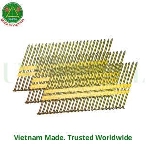 3'' x 0.120 Plastic Strip <b>Nails</b> with Round Head Screw Shank Type for Woodworking & Framing | Clavos en tira plástica - Product Image 1