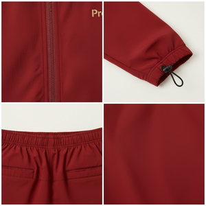Ensemble de survêtement en nylon imperméable, fabricant OEM, veste et pantalon de sport personnalisés - Product Image 6