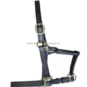 Dos de cheval en cuir rembourrage doux et confortable et coutures durables licou de cheval en cuir anglais en épi complet sur la taille - Product Image 2
