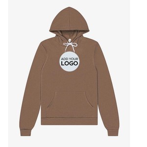 เสื้อฮู้ดดี้ผู้ชายผ้าฝ้ายหนานุ่มทรงหลวมไหล่ตกแบบโอเวอร์ไซส์ - Product Image 6