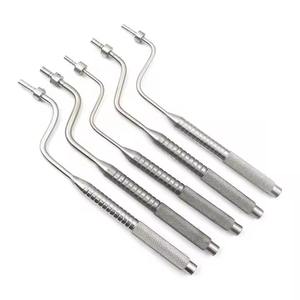 Juego de 5 instrumentos manuales de acero inoxidable para elevación de senos dentales, osteótomos angulados y convexos para osteotomía de senos - Product Image 1