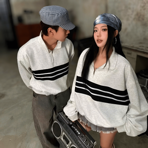 เสื้อฮู้ดดี้ผู้ชาย ผ้าโพลีเอสเตอร์ผสมคอตตอน ถักทอ ปักโลโก้ได้ตามต้องการ ทรงโอเวอร์ไซส์ แขนยาว มีซิป กันยับ น้ำหนัก 280-450 กรัม - Product Image 3