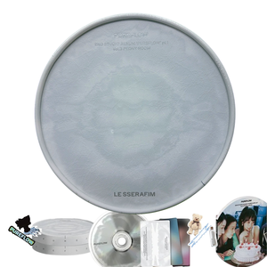 Le sserafim pureflow Pt.1 2ND อัลบั้ม [Peony Room Ver.] บอร์ดเจาะรูสติกเกอร์โฟโต้การ์ดและซีดี (boompala) K-Pop เกาหลี - Product Image 4