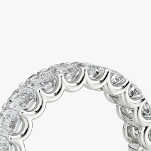 Lab Grown Diamond Emerald Cut Half Eternity Band 14K Yellow Gold Wedding <b>Ring</b> Luxury Bridal Anniversary Engagement Gift - Product Image 5