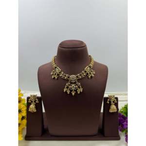 Neelam Heritage Gold Plated Imitation Fine Jewelry Necklace Set - Product Image 2