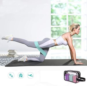 Custom Logo Elastic Booty Bands for Women Home Gym, Fitness and Squat Training - Product Image 1