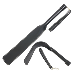 Conjunto de Sujeción BDSM de Cuero Vacuno Ecológico con Cordones, Correas para Cuello y Conectores para un Control Total - Product Image 5