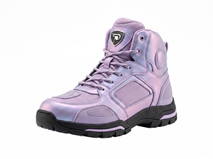 Zapatillas Deportivas de Caña Alta Color Morado, de Piel Sintética Transpirable, para Todas las Temporadas, para Entrenamiento Físico - Product Image 1