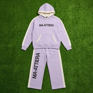 Conjunto Deportivo de Dos Piezas para Mujer, Sudadera con Capucha Extra Grande de Felpa y Pantalones Anchos, Ropa Personalizada - Product Image 5