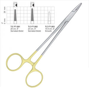 เครื่องมือผ่าตัดที่ได้รับการรับรองมาตรฐาน ISO ราคาขายส่ง ที่จับเข็มผ่าตัด Mayo Hegar  ขั้นต่ำในการสั่งซื้อน้อย - Product Image 4