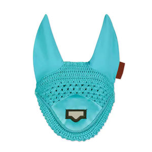 Horse Riding <b>Fly</b> Veil Ear Bonnet Crochet Breathable Polyester Full Size Ear <b>Net</b> with Private Label - Product Image 3