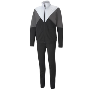 High Quality Acid <b>Wash</b> Lightweight Custom Color Block <b>Tech</b> Fleece Track Suit for Men Private Label Jogger Set Casual for Autumn - Product Image 3