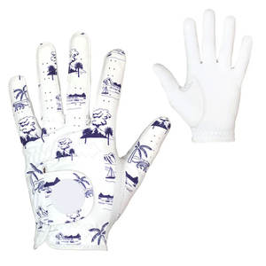 Guantes de Golf para Zurdos de Fabricación Sostenible, Ajuste Relajado, Material de Piel de Oveja, Agarre Antideslizante, Transpirables, Ligeros, para Uso Deportivo - Product Image 1