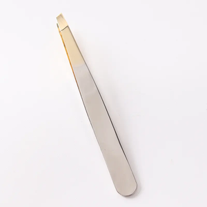 Pince à épiler et recourbe-cils professionnels en acier inoxydable pour la barbe des hommes et les faux cils, avec pointes en fibre, légers et réutilisables ANAAIF - Product Image 6