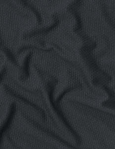 T-shirt en coton noir pour homme Unworth, manches courtes, col rond, coupe classique, couleur unie, respirant, jersey tricoté - Product Image 3