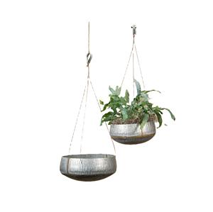 Pot suspendu de style vintage, fer et zinc de la plus haute qualité, jardinières suspendues en gros, support de jardinière suspendue, prix abordable - Product Image 5