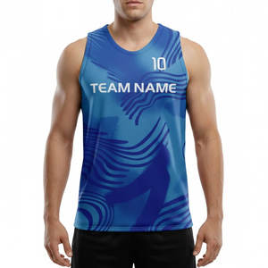 Chemise sans manches professionnelle pour le lacrosse, anti-transpiration, séchage rapide, vêtements de sport pour les joueurs masculins - Product Image 1