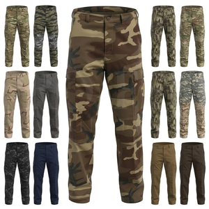 OM ODM LOW MOQ Comfortable Custom Logo <b>Camo</b> <b>Cargo</b> Pants <b>Men</b> Outdoor Work <b>Trousers</b> Multi Pocket Cotton Style Utility Pants - Product Image 1